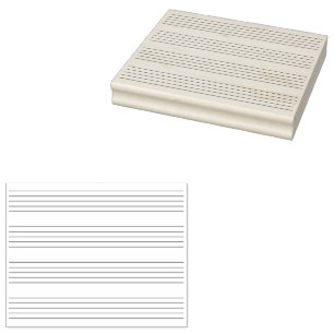 Tampons Encreurs 4 Staves Musique Instantanée Papier manuscrit 4x5