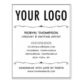 Tampons Encreurs 4x5 Personnalisé à la main avec Timbre en caoutcho (Impression)