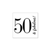 Tampons Encreurs 50e anniversaire 50 & Fabuleuse typographie (Impression)