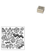 Tampons Encreurs 80s esthétique Vintage rétro (Tamponné)