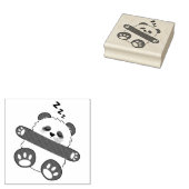 Tampons Encreurs A Cute Baby Panda Sleeping Peacefully (Tamponné)