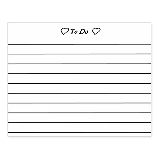 Tampons Encreurs À faire Note Journal du planificateur fixe (Impression)