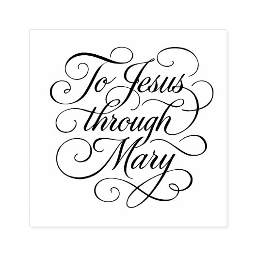 Tampons Encreurs À Jésus à travers Marie Écrivez (Impression)