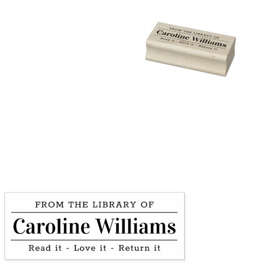 Tampons Encreurs À partir de la bibliothèque d'estampille en caoutc (Tamponné)