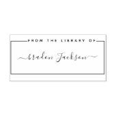 Tampons Encreurs À Partir De La Bibliothèque Du Nom De Script manus (Impression)