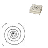 Tampons Encreurs A S Pi Ral une spirale de Pi (Tamponné)