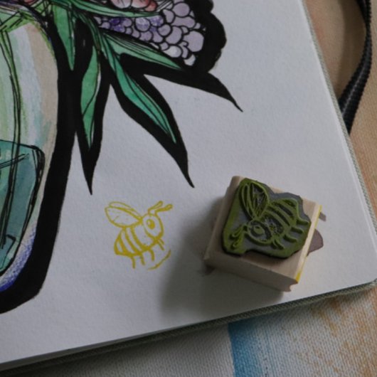 Tampons Encreurs Abee Love Cute beekeeper Lovers Bees Art