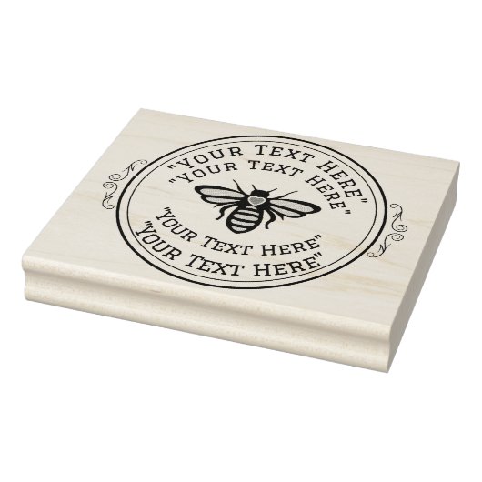 Tampons Encreurs Abeille Bee-keeper personnalisée Timbre en caoutch (Tampon)