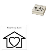 Tampons Encreurs Accueil Santé Timbre en caoutchouc simple (Tamponné)