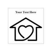 Tampons Encreurs Accueil Santé Timbre en caoutchouc simple (Impression)