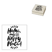 Tampons Encreurs ACCUEILLE mon Happy Place ! Corps confortable - Co (Tamponné)