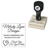 Tampons Encreurs Acheter Merci Pour Commander 2" x 2" Timbre En Cao (Tamponné)