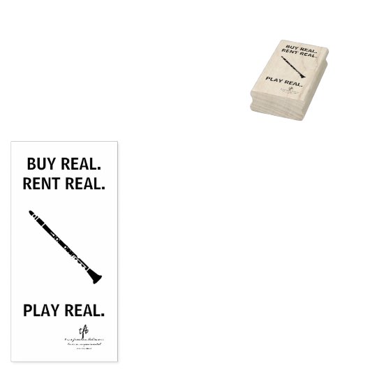 Tampons Encreurs Acheter Real Clarinet Music Instrument Tech (Tamponné)