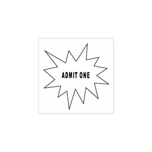 Tampons Encreurs ADMETTRE un timbre à main (Impression)