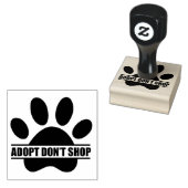 Tampons Encreurs Adopter Ne pas Acheter Animaux Secourus Timbre d’A (Tamponné)