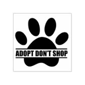 Tampons Encreurs Adopter Ne pas Acheter Animaux Secourus Timbre d’A (Impression)