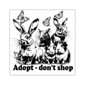 Tampons Encreurs Adopter ne pas faire d'achats - Stempel (Impression)