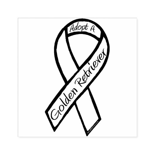 Tampons Encreurs Adopter un Golden Retriever (Impression)
