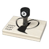 Tampons Encreurs Adoptez Don't Shop ! | Chien mignon dans le coeur (Tampon)