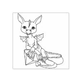 Tampons Encreurs Adorable Petit Dragon avec Timbre en Caoutchouc Bi (Impression)