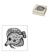 Tampons Encreurs Adorable poisson tropical océanique (Tamponné)