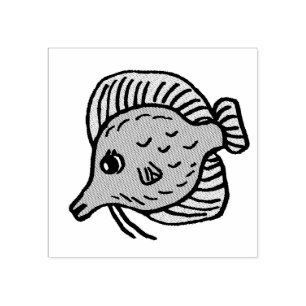 Tampons Encreurs Adorable poisson tropical océanique