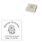 Tampons Encreurs Adresse Arch Tribal Boho Dreamcatcher (Tamponné)