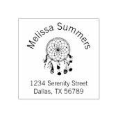 Tampons Encreurs Adresse Arch Tribal Boho Dreamcatcher (Impression)