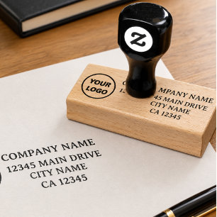 Tampons Encreurs Adresse commerciale Logo Entreprise Professionne