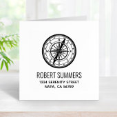 Tampons Encreurs Adresse de la boussole de navigation nautique