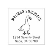 Tampons Encreurs Adresse de l'arche d'oie blanche (Impression)