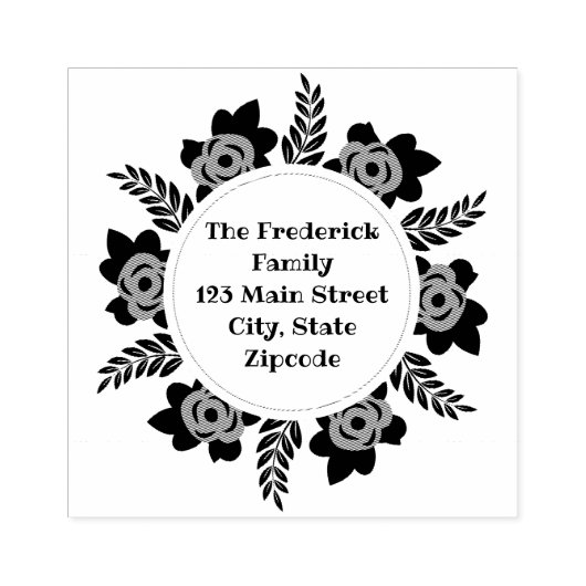 Tampons Encreurs Adresse de retour Adresse en caoutchouc Timbre en (Impression)