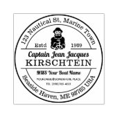 Tampons Encreurs Adresse de retour Ancien bateau de capitaine de la (Impression)