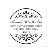 Tampons Encreurs Adresse de retour arrondie Fraîcheur en caoutchouc (Impression)