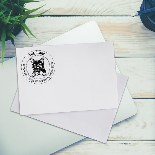 Tampons Encreurs Adresse de retour Bombay Cat