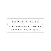 Tampons Encreurs Adresse de retour classique (Tamponné)