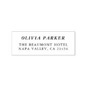 Tampons Encreurs Adresse de retour classique simple (Impression)