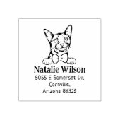 Tampons Encreurs Adresse de retour de chat moderne (Impression)