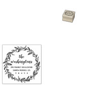 Tampons Encreurs Adresse de retour de la couronne de Laurel Whimsic (Tamponné)