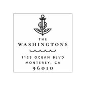 Tampons Encreurs Adresse de retour de la famille de corde d'Ancres  (Impression)