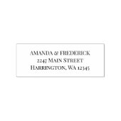 Tampons Encreurs adresse de retour de l'enveloppe faire-part de mar (Impression)