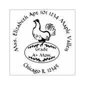 Tampons Encreurs Adresse de retour de l'imbrication mère Hen (Impression)