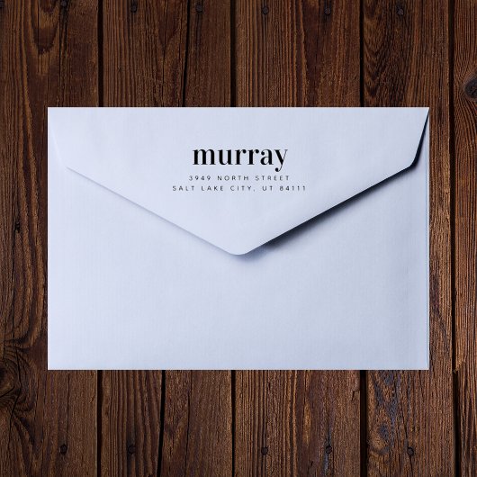 Tampons Encreurs Adresse de retour de nom personnalisé classique