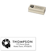 Tampons Encreurs Adresse de retour des couronnes de vacances (Tamponné)