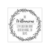 Tampons Encreurs Adresse de retour du nom de famille (Impression)