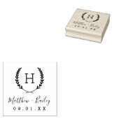 Tampons Encreurs Adresse de retour du script mariage (Tamponné)