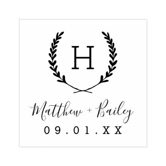 Tampons Encreurs Adresse de retour du script mariage (Impression)