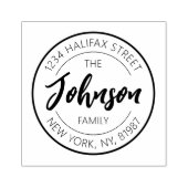 TAMPONS ENCREURS ADRESSE DE RETOUR FAMILIALE CAOUTCHOUC EN CAOUTCHO (Impression)