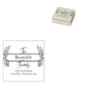 Tampons Encreurs Adresse de retour famille (Tamponné)