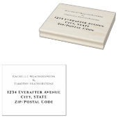 Tampons Encreurs Adresse de retour Mariage modifiable moderne (Tamponné)